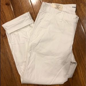 GAP. White Khakis. Size 4